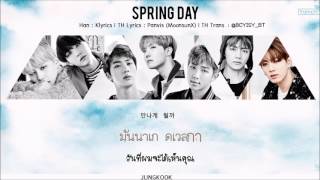 KaraokeThaisub BTS 방탄소년단  SPRING DAY 봄날 [upl. by Flagler398]