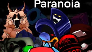 FNF paranoia but different Mario’s madness characters sing it [upl. by Nosral]