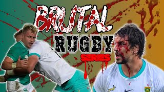 Brutal Rugby Big Hits amp Collisions Series SA vs Ireland 2024 [upl. by Sikram906]