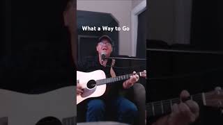 What a way to go acoustic cover song acousticcover 90scountry classiccountry shortsvideo [upl. by Valera781]