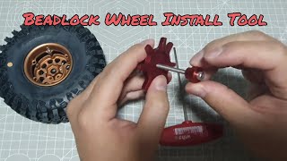 RC beadlock wheel tire installation tool review [upl. by Rodolphe608]