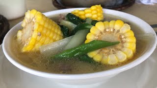 Easy Pork Nilaga  Nilagang Baboy With Corn  Filipino Budget Meal [upl. by Eitra]