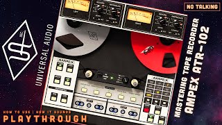 Mixing with Universal Audios Ampex ATR102 Master Tape  How to use  How it sounds  Playthrough [upl. by Jona997]