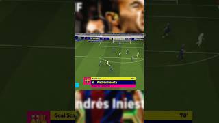 iniesta efootball youtubeindia youtubeshorts efootball2025mobile elclasico follow 9algames [upl. by Anoyet]