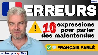 🗣️🇫🇷 Comment Parler Des Erreurs En Français  10 Expressions De Français Parlé✨ [upl. by Blau]