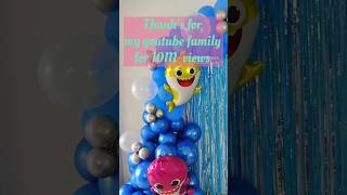 ❤️Thank you for my wonderful YouTube familybirthday backdropdecoration ideas at homeballoon [upl. by Oicaroh]