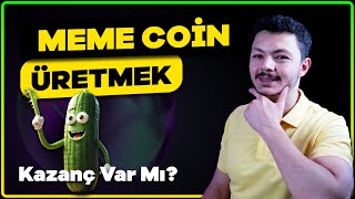 Ücretsiz MEME Coin Çıkarıp Satmak  Pumpfun [upl. by Aznofla]