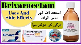 Uses and Side side Effects Of Brivaracetam  Uses of Brivaracetam  Side Effects Of Brivaracetam [upl. by Pietje]