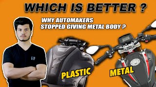 Which Body Material is best for motorcycles  Plastic or Metal [upl. by Siuqramed66]