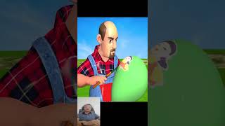 Scary Teacher 3D Challenge Paint color Balloons Mask Nice or Error With Tani vs 2 Neighbors shorts [upl. by Nivlak866]