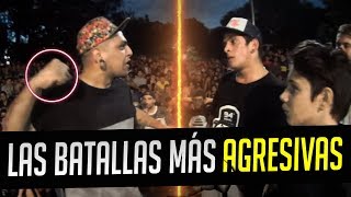 Las Batallas más AGRESIVAS y de TENSIÓN en la HISTORIA del Freestyle [upl. by Ehcnalb]