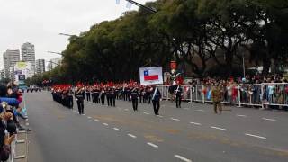 Argentina Bicentenario 2016  Banda militar de Chile [upl. by Eznyl]