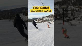 Our first father daughter dance snowboarding [upl. by Ailina254]