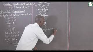 Cours  Troisième  Mathématiques  Equations et inéquations à une inconnue dans R  M Diop [upl. by Georas879]