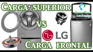 Lavadora Carga superior vs carga frontal de la marca LG [upl. by Ahcorb]