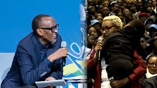 Umubyeyi Mwiza Mur USA imbere ya HE PAULKAGAME amubwiye AKARENGANE BAMUGIRIYENASENZE IMANA NKUBONE [upl. by Ijar]