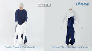 BioClean Dropdown Comparison Garment [upl. by Skier]