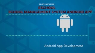 Eschool app School management system Android app [upl. by Auqinat385]