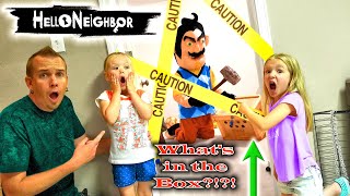 Hello Neighbor in Real Life Crate Creatures Toy Scavenger Hunt amp Secret Mystery Box Found [upl. by Yelnik90]