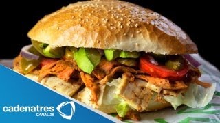 Receta para preparar Torta de pierna  Cómo preparar torta de pierna  Comida mexicana [upl. by Hubing224]