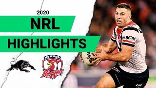 Panthers v Roosters Match Highlights  Round 1 NRL 2020  National Rugby League [upl. by Almeda]