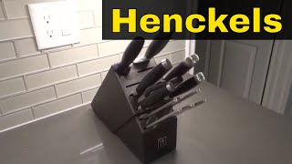 Henckels 14 Piece Knife Set ReviewEvery Kitchen Needs This Set [upl. by Abbotsun]