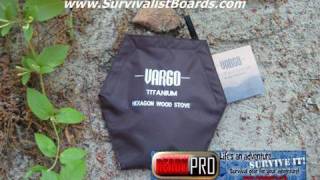 Survival Gear  Vargo Hexagon Wood Stove  Part 1 [upl. by Nairdna]