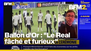 Ballon dOr  Le Real Madrid boycotte la 68e cérémonie [upl. by Lledyr]