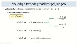 tweedegraadsfuncties  12 volledige tweedegraadsvergelijkingen van de vorm ax²bxc0 [upl. by Tipton]