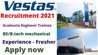 High Salary Paid Internship Trainee Program in Vestas India I Engineering Jobs I Top Private Jobs [upl. by Sullivan]