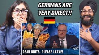 Indians React To Brexit Dear Brits please LEAVE ALREADY Heute show [upl. by Yklam]