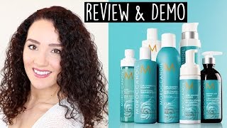 Moroccan Oil Curl Collection Review amp Demo [upl. by Amora]