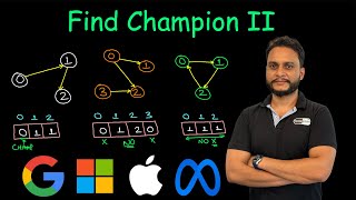 Find Champion II  Leetcode 2924 [upl. by Eivad667]