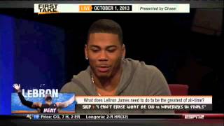 LeBron needs to win 7 straight Championships to top MJ  ESPN First Take [upl. by Eirolam]