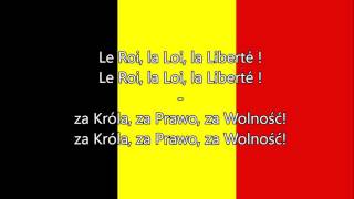 Hymn Belgii  Brabançonne FRDENLPL słowa [upl. by Allak]