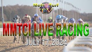 17 July 2024  Philippines Horse Racing Live  Metro Manila Turf Club Inc [upl. by Amby761]