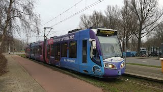 Alstom RegioCitadis 4003 CUVO  RandstadRail 4 Den Haag De Uithof  LansingerlandZoetermeer vv [upl. by Emeline342]