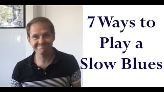 7 Ways to Play a Slow Blues Tunes like quotBags Groovequot [upl. by Eimmelc147]