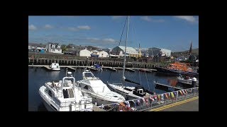 Girvan Town amp Harbour Scenes Ayrshire Scotland [upl. by Aninat]