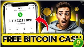 EARN 100 FREE BITCOIN CASH 🤑 Free BCH mining site 2024  no minimum withdraw [upl. by Lliw]