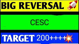 CESC SHARE LATEST NEWS TODAYCESC SHARE TARGETCESC SHARE BREAKOUTCESC SHARE ANALYSIS [upl. by Svend]