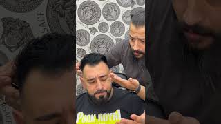 Fake blood🩸🩸 friseur barber foryou tutorial barbershop viral hairstyle fade india fyp [upl. by Rollo180]