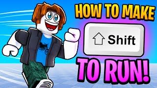 How to make shift to run  Roblox Studio [upl. by Tuneberg]