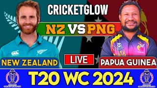 Live NZ Vs PNG Match  39  Live Scores amp Commentary  ICC T20 World Cup2024  last 10 overs [upl. by Aciraa]