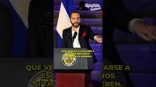 NAYIB BUKELE AMENAZA dejar sin comida a encarcelados si crece criminalidad en EL SALVADOR shorts [upl. by Tupler]