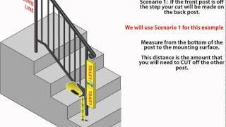 How To Install a DIY Handrail  Do It Yourself Handrail [upl. by Nnylyma]