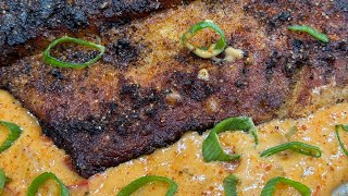 Blackened Walleye with a Creole Cream Sauce [upl. by Yllrebmik]