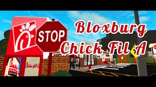 Chick Fil A Bulilt in Bloxburg [upl. by Ahcropal]