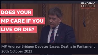 Andrew Bridgen Excess Death Debate [upl. by Nellak]