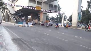 Entering Tarnaka Station of Hyderabad Metro Rail [upl. by Goldsmith]